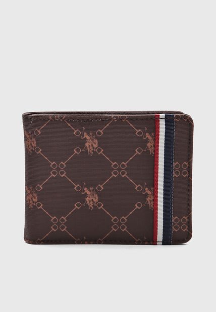Billetera US POLO ASSN Marrón