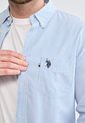Camisa U.S. POLO ASSN. Celeste de US Polo Assn