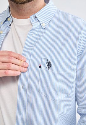 Camisa U.S. POLO ASSN. Celeste