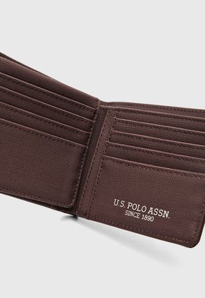 Billetera US POLO ASSN Marrón