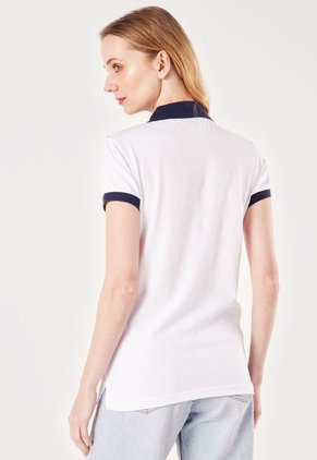 Camiseta Polo Blanco-Azul-Rojo Us Polo Assn