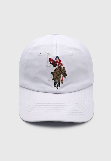 Gorra Blanco-Azul Navy Us Polo Assn