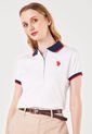 Camiseta Polo Blanco-Azul-Rojo Us Polo Assn de US Polo Assn