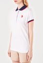 Camiseta Polo Blanco-Azul-Rojo Us Polo Assn de US Polo Assn