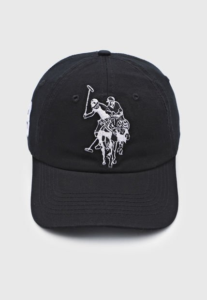 Gorra Negro-Blanco-Plateado Us Polo Assn
