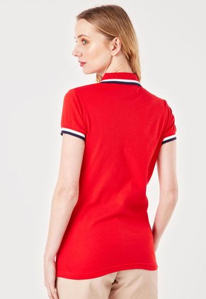 Camiseta Polo Rojo-Azul-Blanco Us Polo Assn