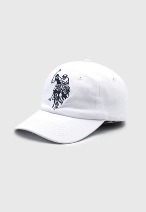 Gorra Blanco-Azul Navy-Plateado Us Polo Assn