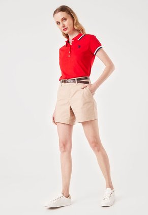 Camiseta Polo Rojo-Azul-Blanco Us Polo Assn