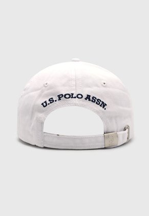 Gorra Blanco-Azul Navy-Plateado Us Polo Assn