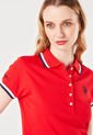 Camiseta Polo Rojo-Azul-Blanco Us Polo Assn de US Polo Assn