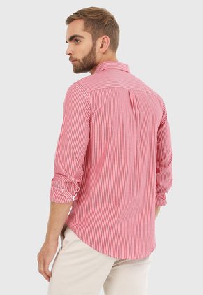 Camisa Rojo-Blanco Us Polo Assn