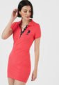 Vestido Coral-Azul Us Polo Assn de US Polo Assn