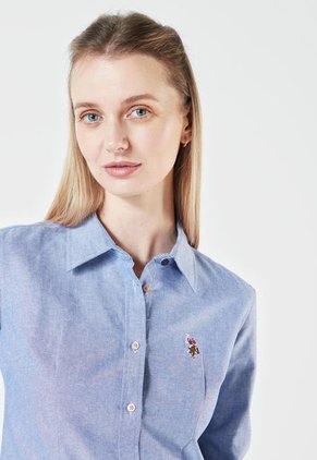 Camisa Azul Us Polo Assn