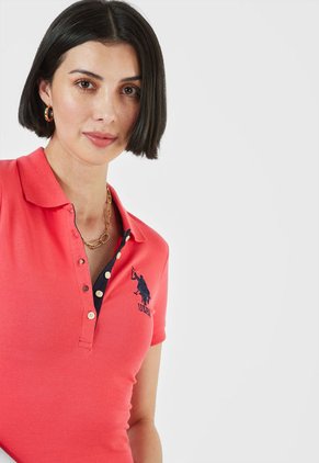 Vestido Coral-Azul Us Polo Assn