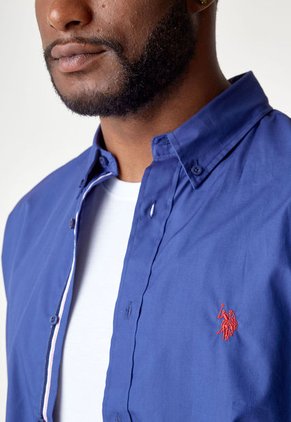 Camisa Azul Navy Us Polo Assn