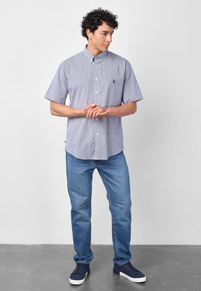 Camisa U.S. POLO ASSN. Azul Oscuro