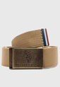 Cinturón U.S. POLO ASSN. Caqui de US Polo Assn