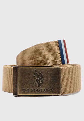 Cinturón U.S. POLO ASSN. Caqui US Polo Assn