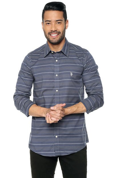 Camisa Gris  Us Polo Assn