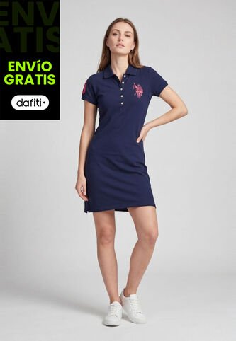 Vestido Corto U.S. POLO ASSN. Azul US Polo Assn