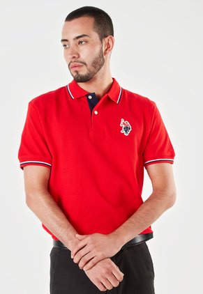 Polo Rojo-Blanco-Azul Us Polo Assn