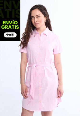Vestido U.S. POLO ASSN. Rosa US Polo Assn
