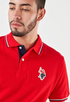 Polo Rojo-Blanco-Azul Us Polo Assn