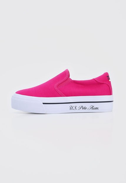 Tenis Lifestyle Fucsia-Blanco-Negro Us Polo Assn