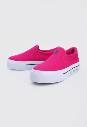 Tenis Lifestyle Fucsia-Blanco-Negro Us Polo Assn