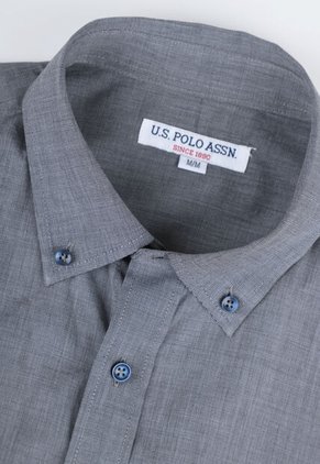 Camisa U.S. POLO ASSN. Gris Oscuro