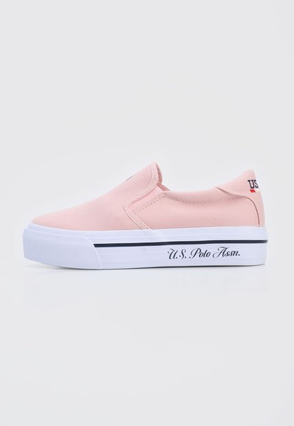 Tenis Lifestyle Rosa-Blanco Us Polo Assn