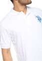 Polo Blanco-Azul Turquesa Us Polo Assn de US Polo Assn