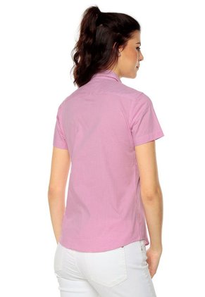 Camisa Rosa-Blanco US Polo Assn