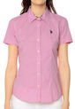 Camisa Rosa-Blanco US Polo Assn de US Polo Assn
