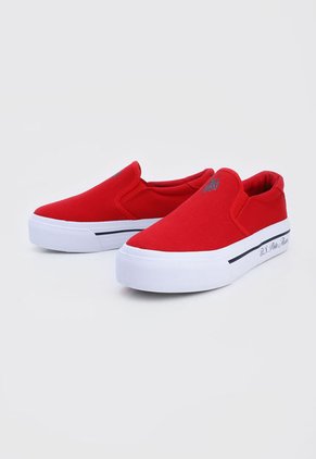 Tenis Lifestyle Rojo-Blanco-Azul Us Polo Assn
