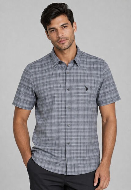Camisa U.S. POLO ASSN. Gris