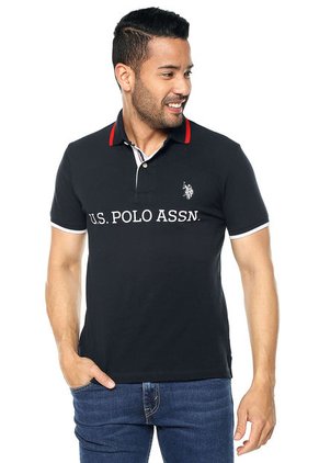 Polo Azul Navy-Blanco Us Polo Assn