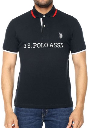 Polo Azul Navy-Blanco Us Polo Assn