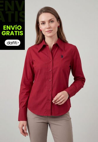 Camisa U.S. POLO ASSN. Borgoña US Polo Assn