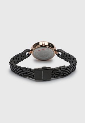 Reloj Negro-Oro Rosa Us Polo Assn