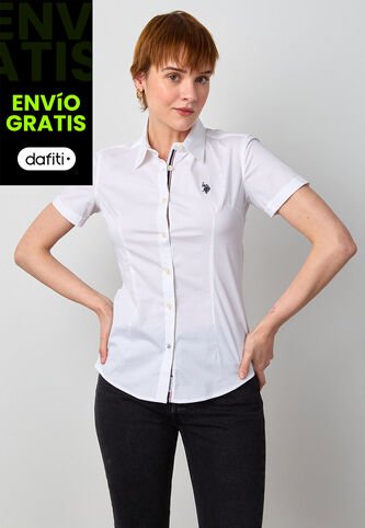 Camisa U.S. POLO ASSN. Blanco US Polo Assn