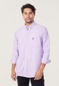 Camisa Lila Us Polo Assn de US Polo Assn