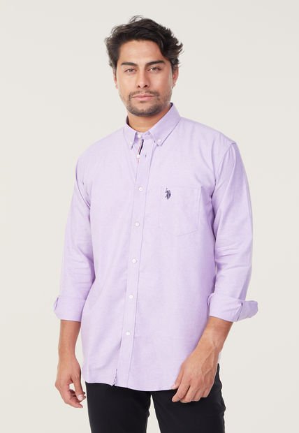 Camisa Lila Us Polo Assn