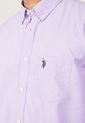 Camisa Lila Us Polo Assn de US Polo Assn