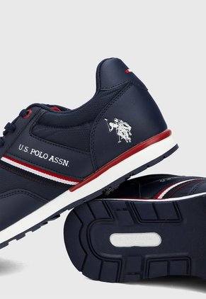 Tenis Azul-Blanco Us Polo Assn