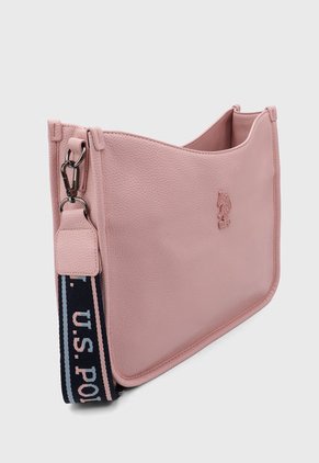 Bolso Manos Libres Palo Rosa-Azul Us Polo Assn