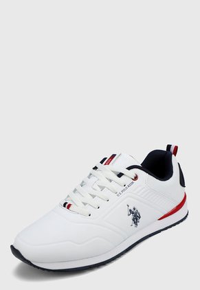 Tenis Blanco-Azul-Rojo Us Polo Assn