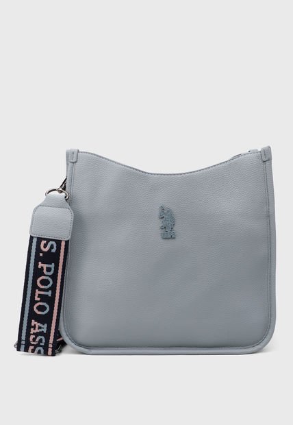 Bolso Manos Libres Azul Grisáceo-Palo Rosa Us Polo Assn