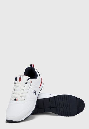 Tenis Blanco-Azul-Rojo Us Polo Assn