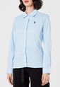 Camisa Celeste Us Polo Assn de US Polo Assn